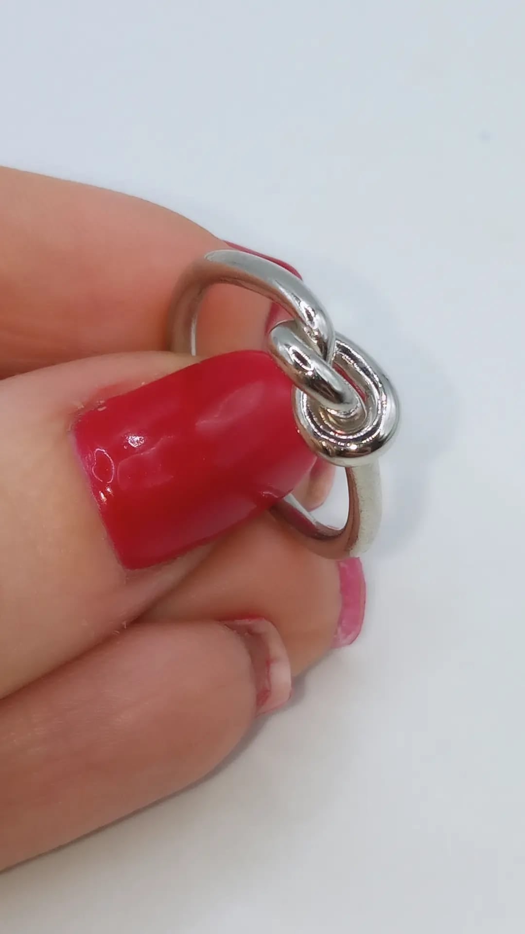 ANELLO NODO ARGENTO 925%