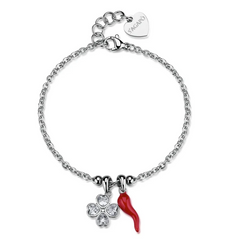 Bracciale FEELINGS SFE59 - bracciale portafortuna - s'agapò