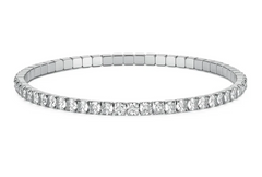 Bracciale Tennis STK19 - bracciale elastico - s'agapò