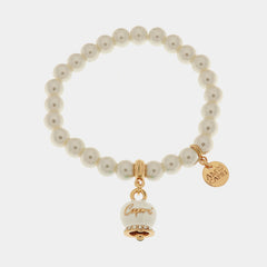 Br. Amocapri perle camp. Big scritta capri - bracciale - AMO CAPRI