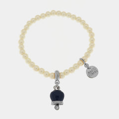 Br. Amo capri con perle e campanella small - bracciale - AMO CAPRI