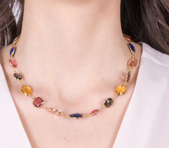 Coll. Amo venezia cristalli multic. - collana - amo venezia