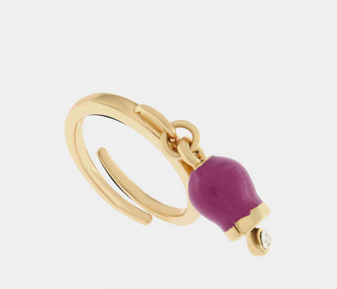 An. Amocapri con campanella small e zircone - Anello - AMO CAPRI