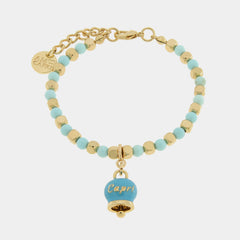 Br. Amocapri con perline colorate e camp. - bracciale - AMO CAPRI