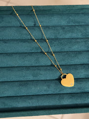 Cuore con Zirc. inc. silver - collana con cuore - Joiè Clor