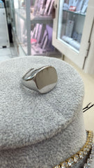 Anello in Acciaio quadrato liscio - anello in acciaio - Joiè Clor