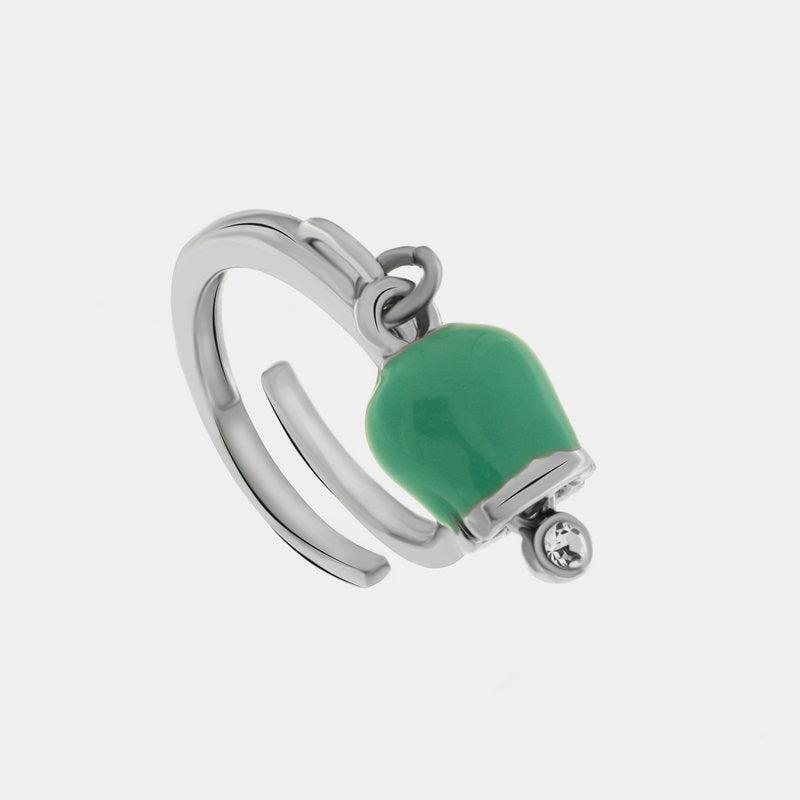 An. Amocapri con campanella small e zircone - Anello - AMO CAPRI