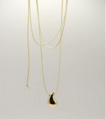 COLLANA CHOKER CON GOCCIA