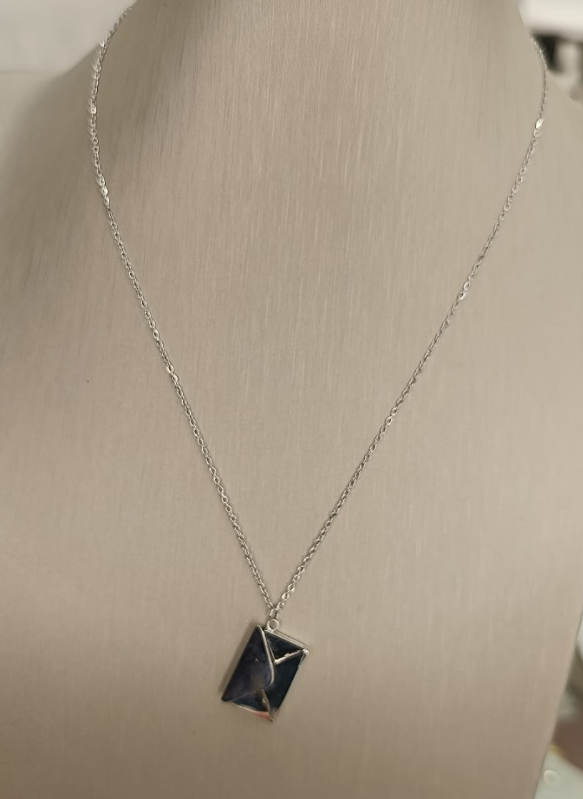 COLLANA "LETTERA DELL'AMORE" PERSONALIZZABILE IN ACCIAIO