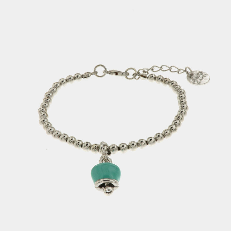 Br.Amocapri sfere e campanella small - bracciale - AMO CAPRI