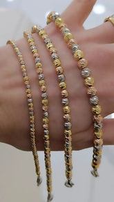 BRACCIALI MODELLO TIFFANY MULTICOLOR ARGENTO 925%