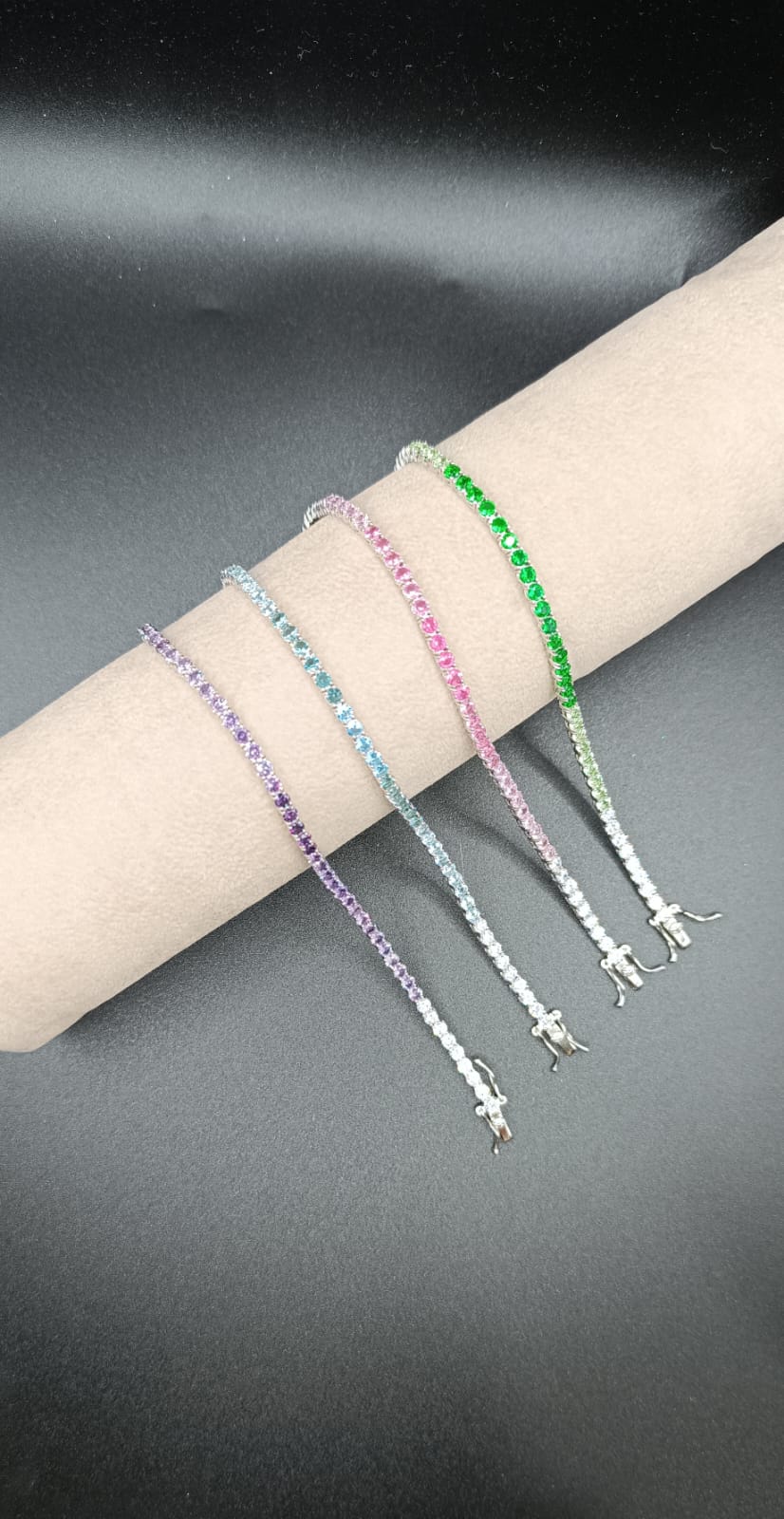 TENNIS DEGRADE' ARGENTO 925%