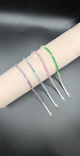 TENNIS DEGRADE' ARGENTO 925%