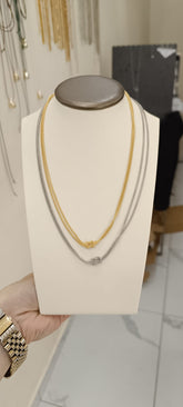 COLLANA NODO ARGENTO 925%