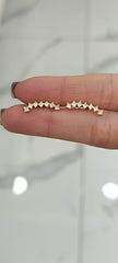 ORECCHINI A PIERCING ARGENTO 925%