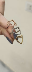 ANELLO A CUORE LISCIO ARGENTO 925%