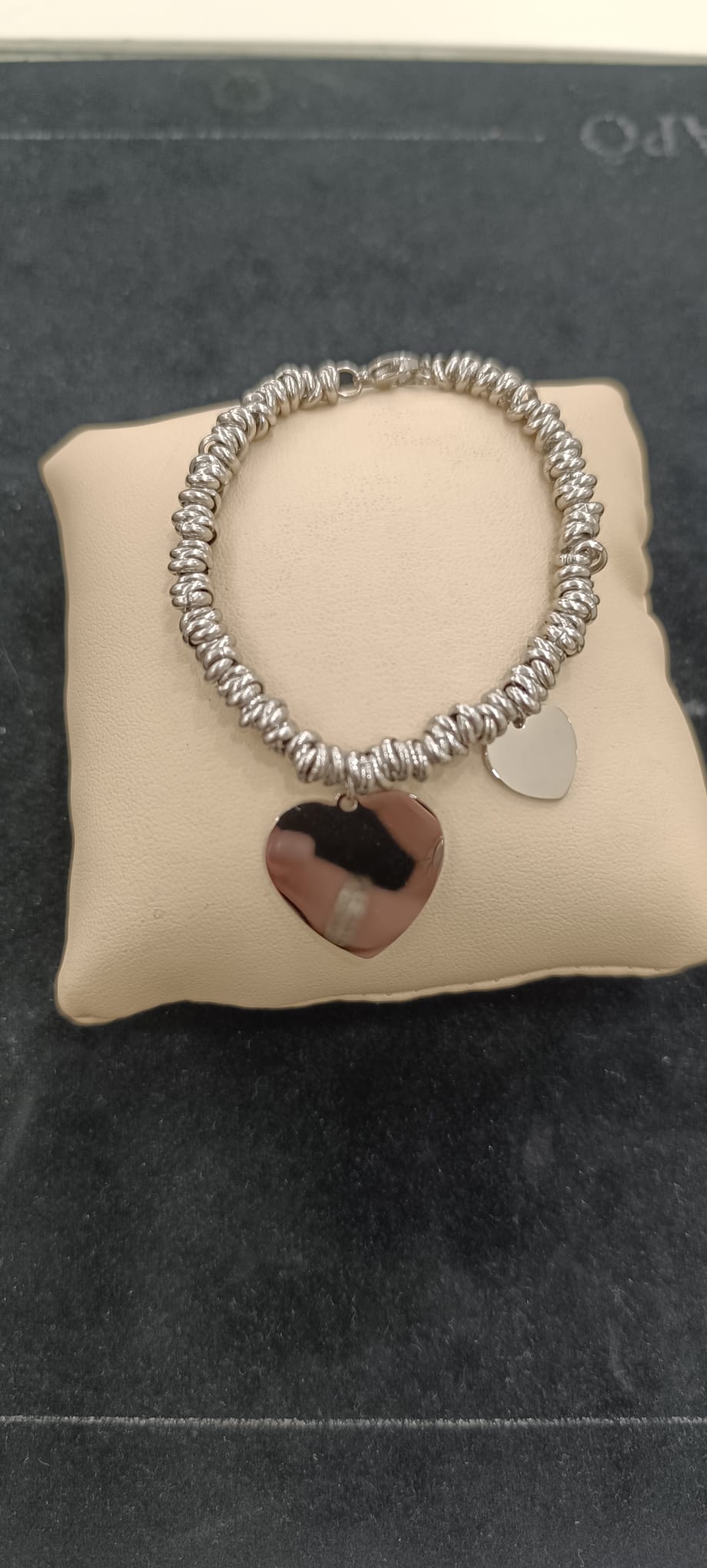BRACCIALE MORBIDO CON PLACCHETTA PERSONALIZZABILE IN ACCIAIO