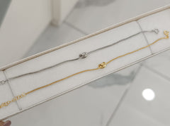 BRACCIALE NODO LISCIA ARGENTO 925%