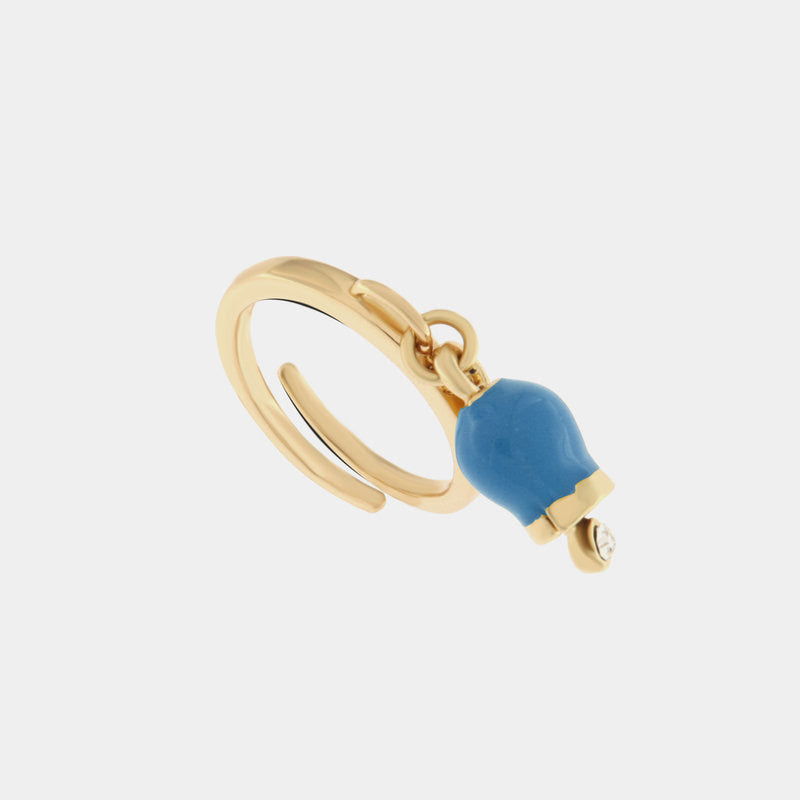 An. Amocapri con campanella small e zircone - Anello - AMO CAPRI