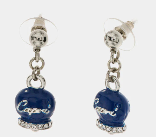 Or Amocapri scritta e zirc. - Orecchini - AMO CAPRI