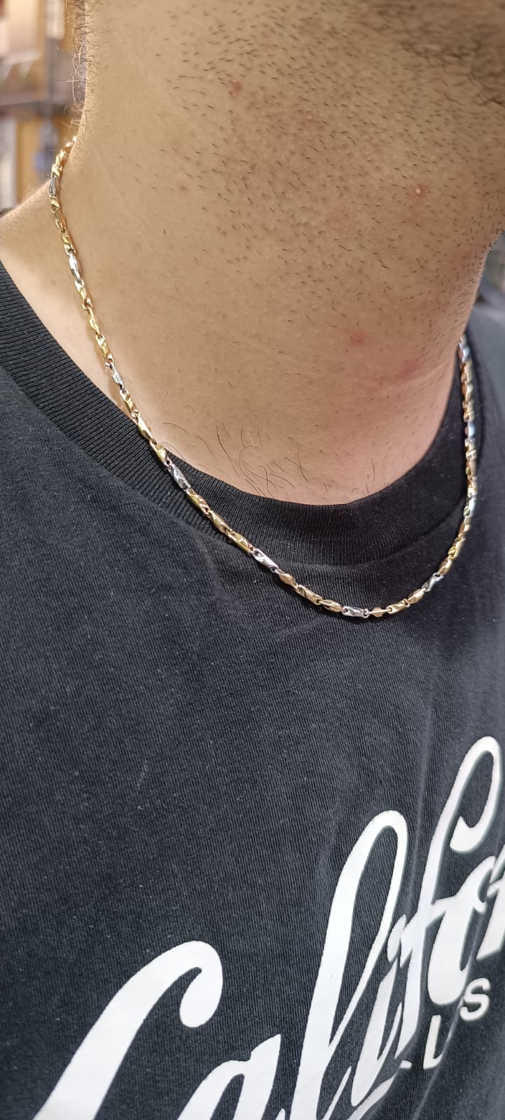 COLLANA UOMO ARGENTO 925%
