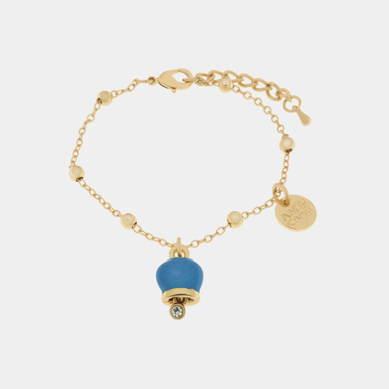 Br Amocapri con Campanella small e zircone - bracciale - AMO CAPRI