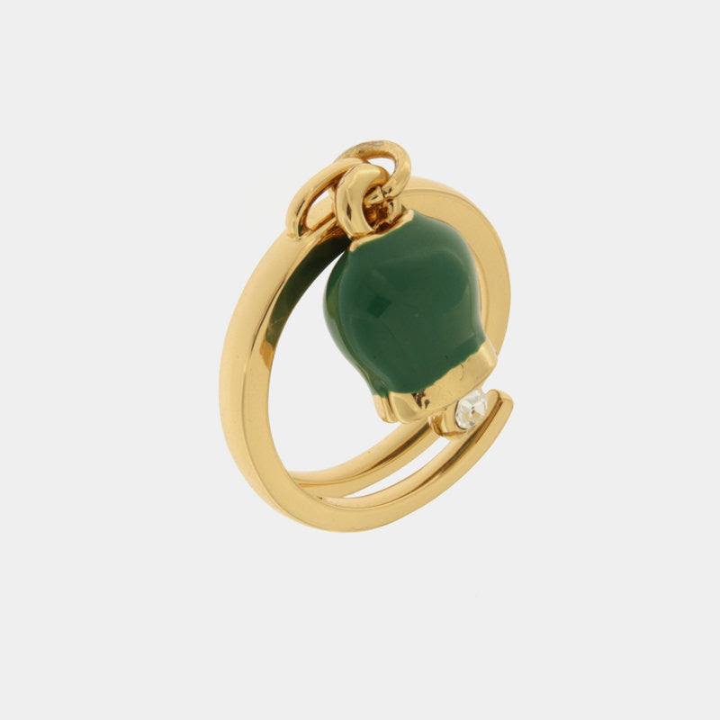 An. Amocapri con campanella small e zircone - Anello - AMO CAPRI