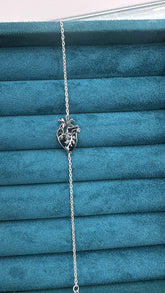 Bracc. Cuore Anatomico - collana con cuore - Joiè Clor