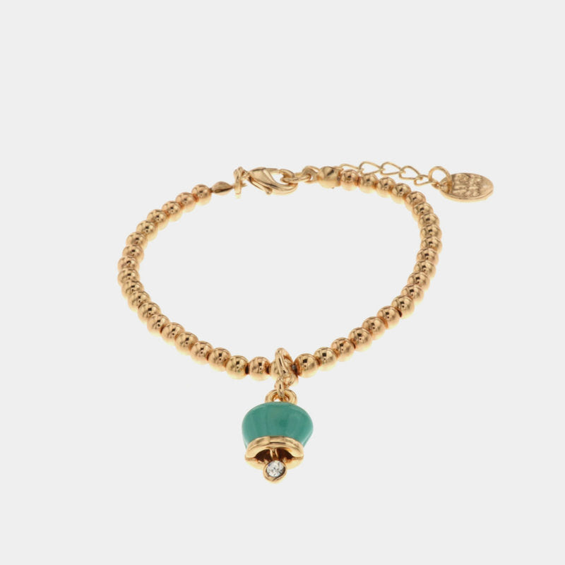 Br.Amocapri sfere e campanella small - bracciale - AMO CAPRI