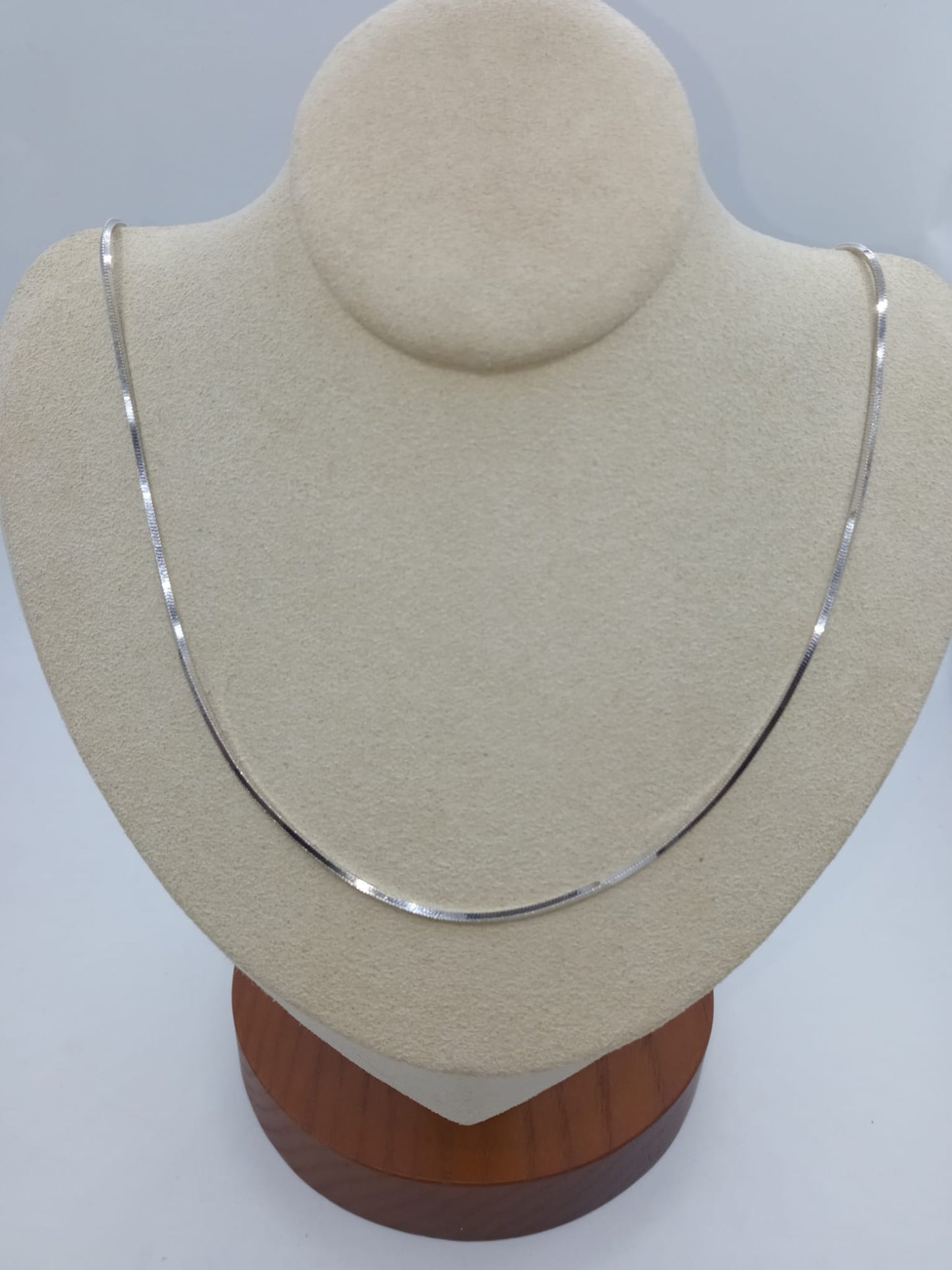 COLLANA SNAKE MORBIDA ARGENTO 925%