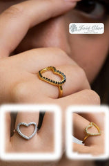 ANELLI A CUORE ARGENTO 925%