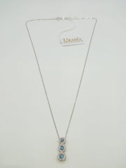 COMPLETO PARURE DEGRADE`IN ARGENTO 925% URANIA PREZIOSI