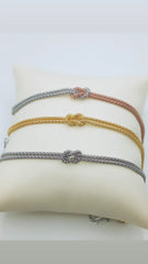 BRACCIALE NODO ARGENTO 925%