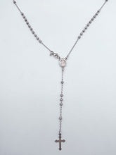 ROSARIO IN ARGENTO 925% MATTO