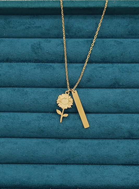 Margherita con prisma - collana con fiore - Joiè Clor