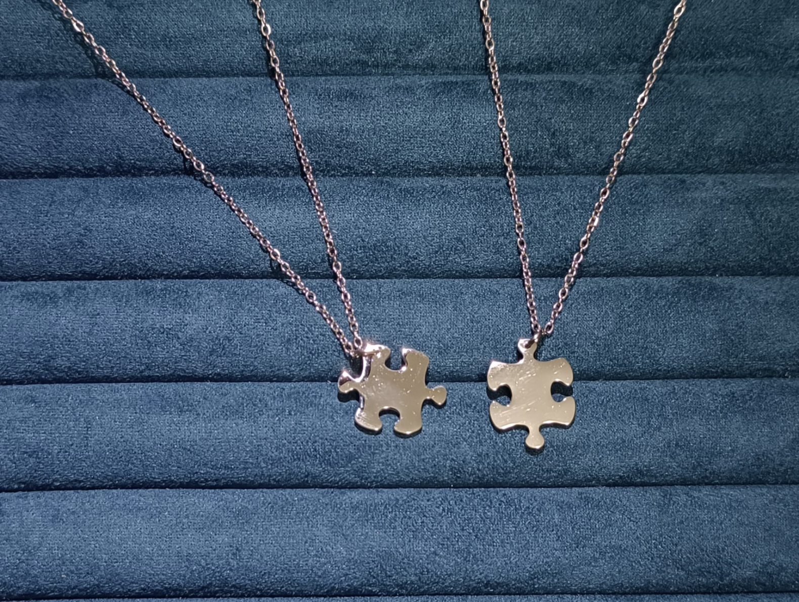 coppia ciondoli puzzle - collana con ciondolo - Joiè Clor