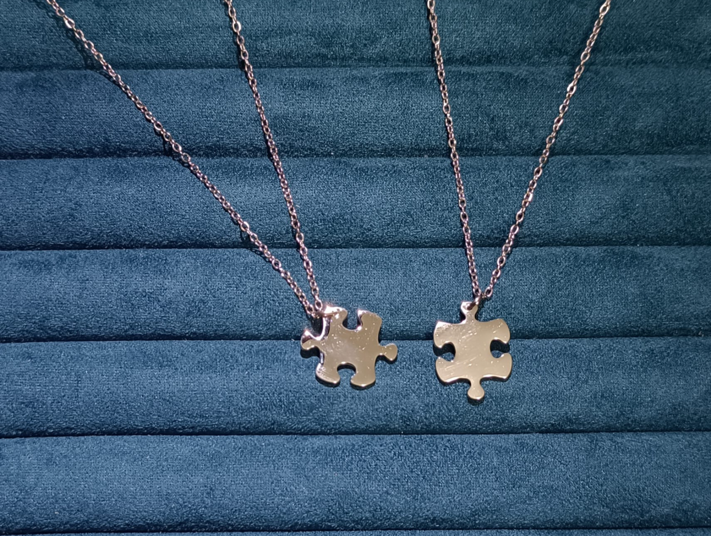 coppia ciondoli puzzle - collana con ciondolo - Joiè Clor