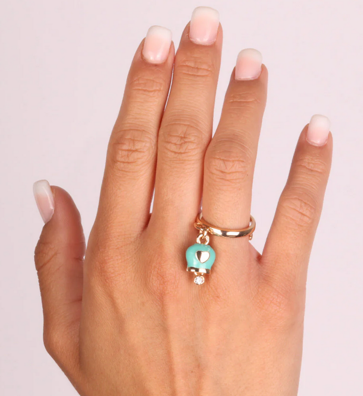 3550409 - anello con pendente - AMO CAPRI