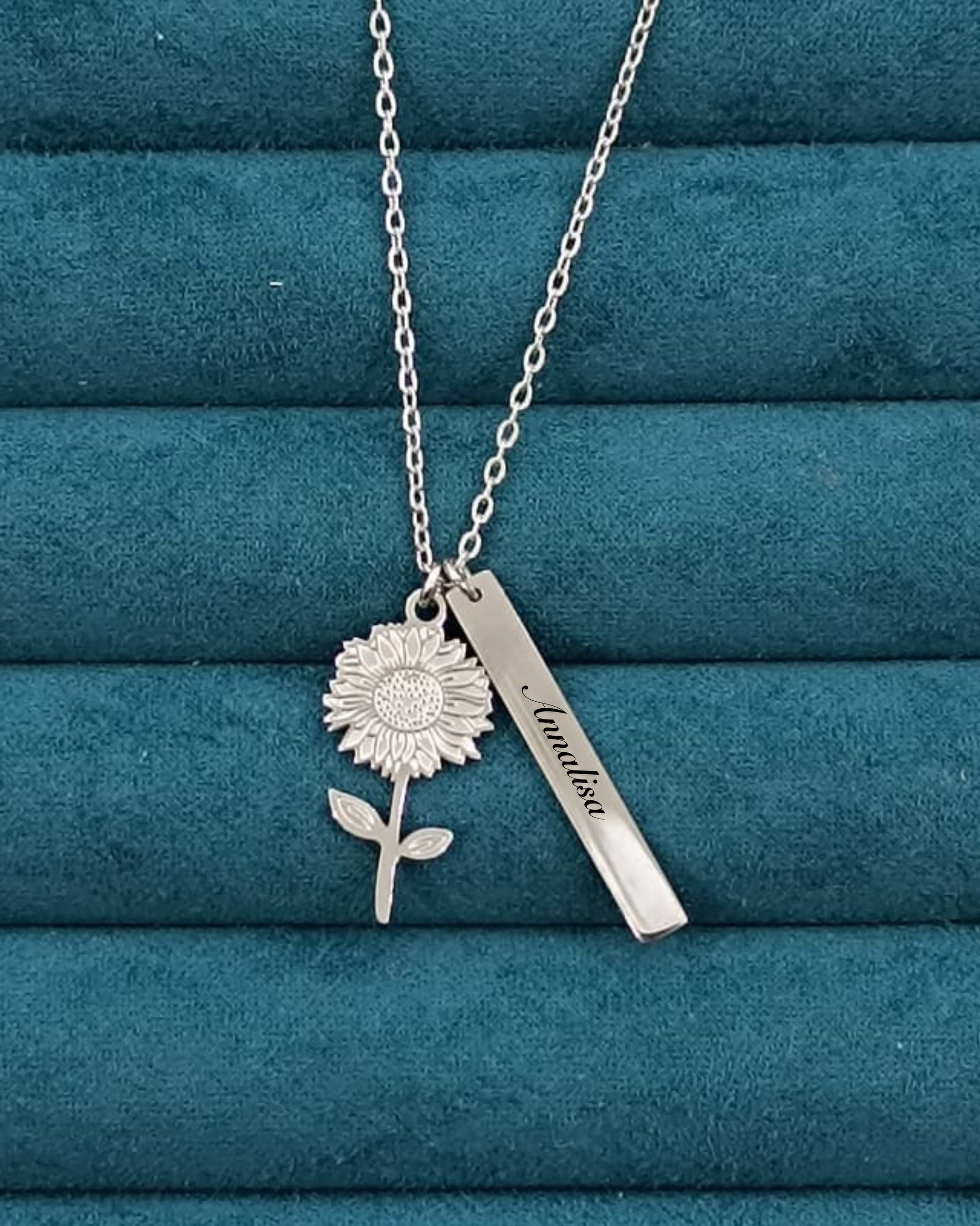 Margherita con prisma - collana con fiore - Joiè Clor
