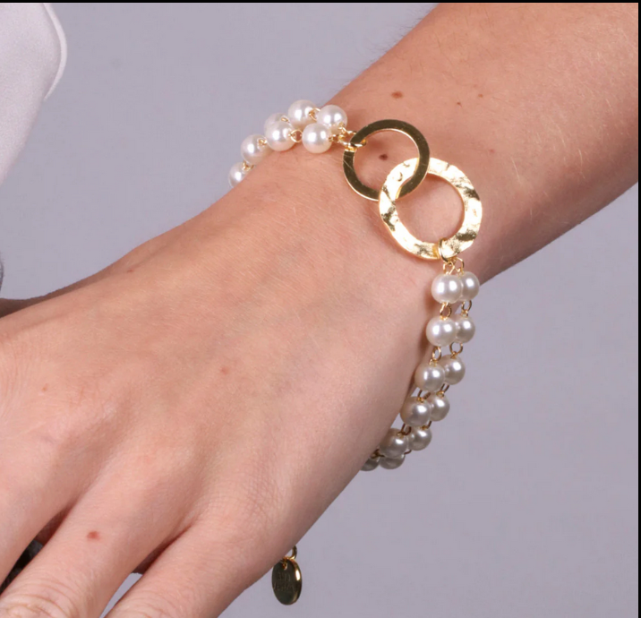 Br. Amo Venezia con perline e cerchi - bracciale - amo venezia