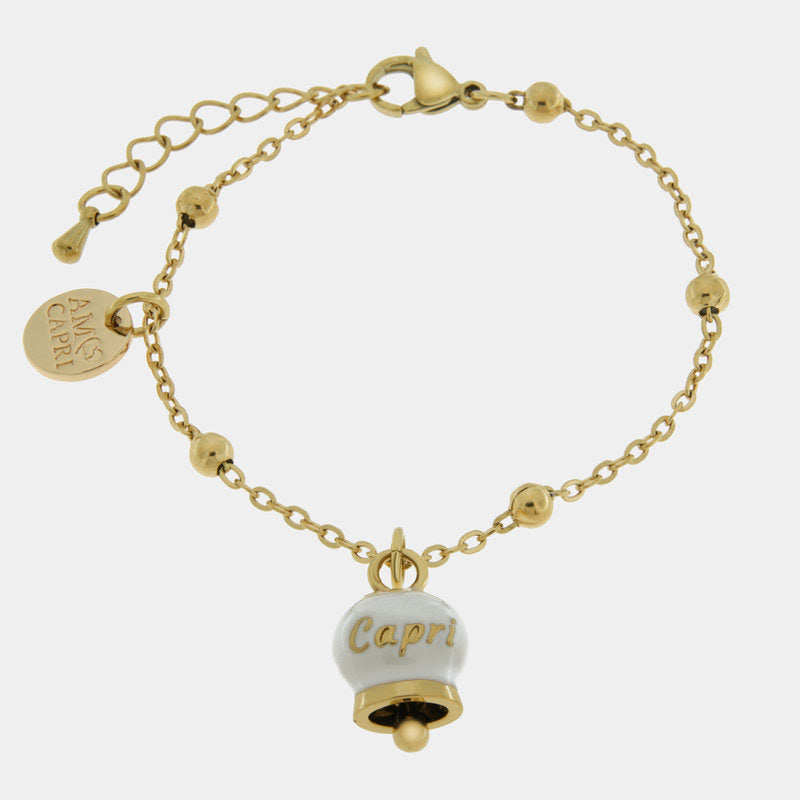 Br. Amocapri con ciondolo e scritta Capri - bracciale - AMO CAPRI