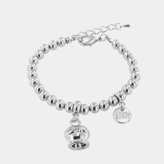 Br Amocapri sfere grandi camp. scritta capri - bracciale - AMO CAPRI