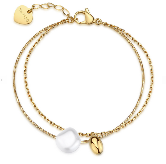 SWI46 - bracciale con perla - s'agapò