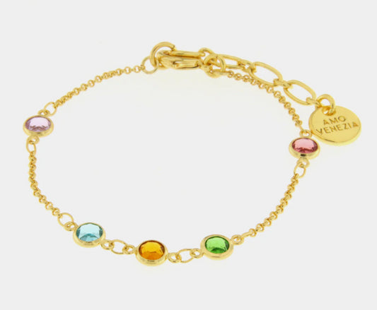 Br. Amovenezia Con cristalli - bracciale - amo venezia