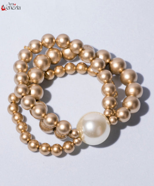 Br. Amovenezia Mult. con perla - bracciale - amo venezia