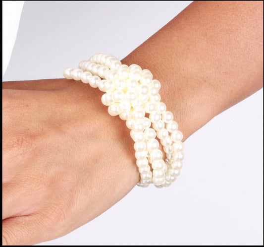 Br. Amovenezia con perle nodo - bracciale - amo venezia