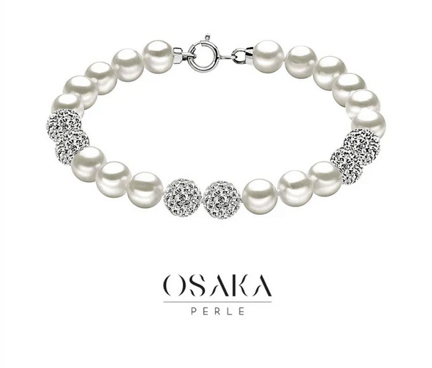 BR-LUXURY005 - bracciale di perle - Osaka Perle