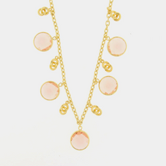 Coll. Amovenezia Cris. rosa - collana - amo venezia