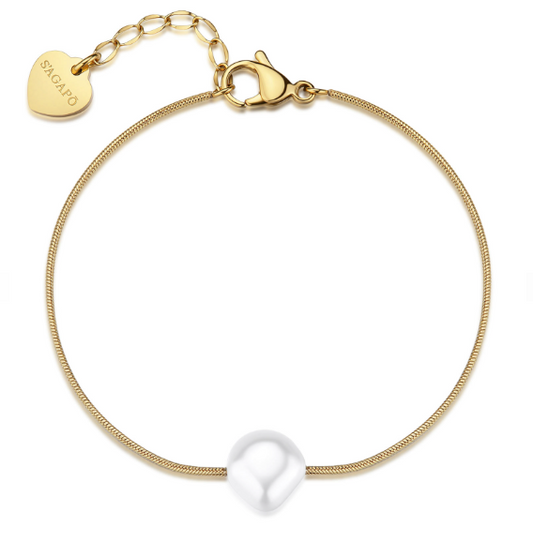 SWI44 - bracciale con perla - s'agapò