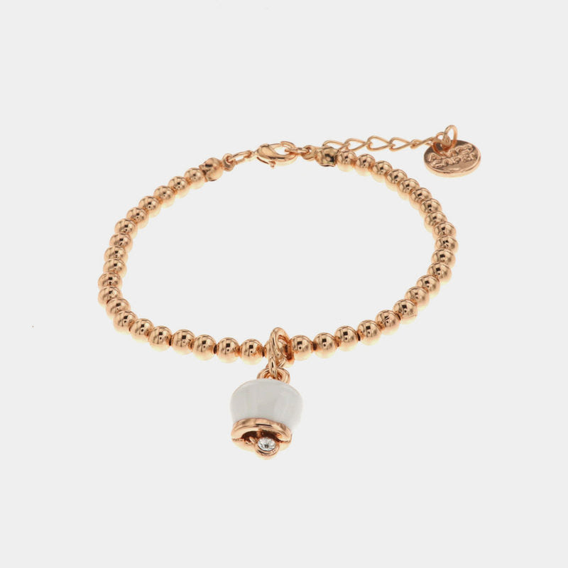 Br.Amocapri sfere e campanella small - bracciale - AMO CAPRI
